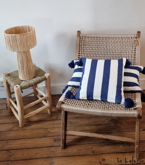 Coussin esprit bord de mer 40x40 cm