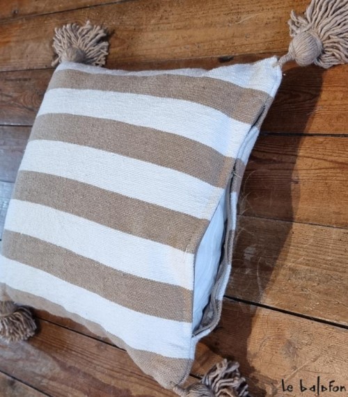 Coussin esprit bord de mer 40x40 cm