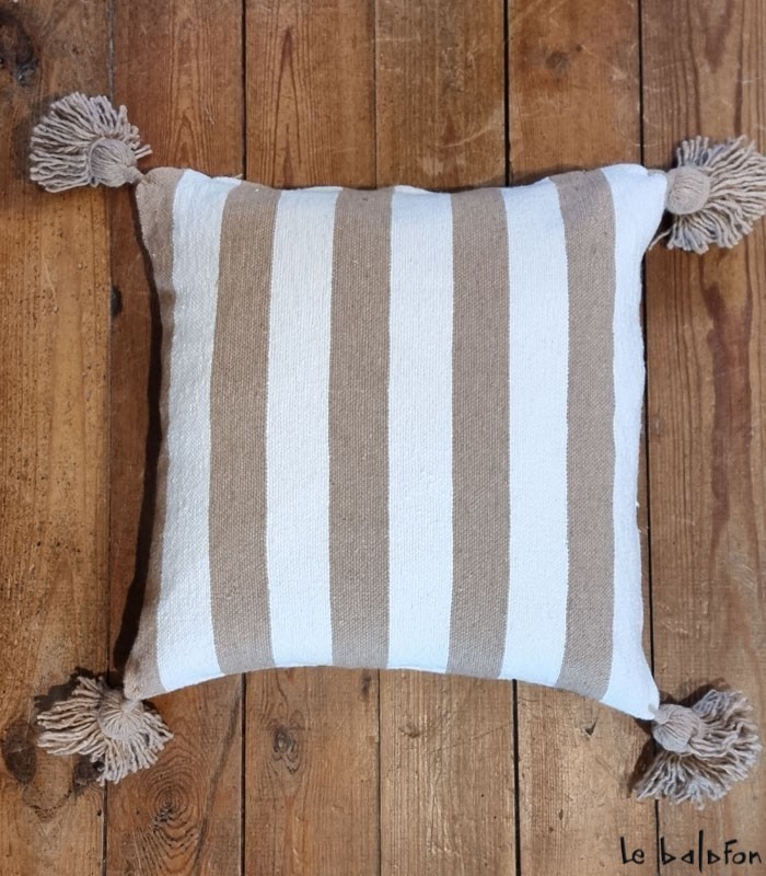 Coussin esprit bord de mer 40x40 cm