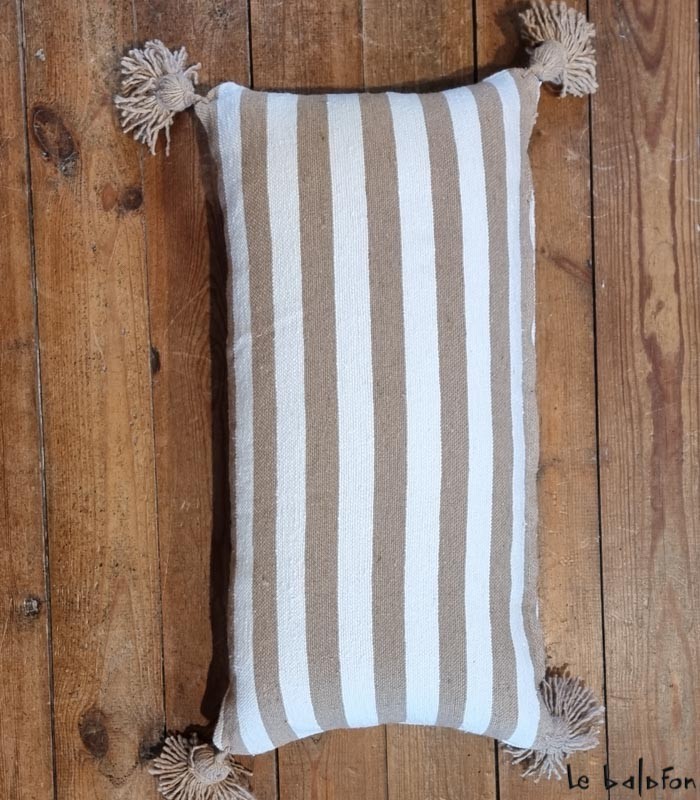 Coussin esprit bord de mer 30x60 cm