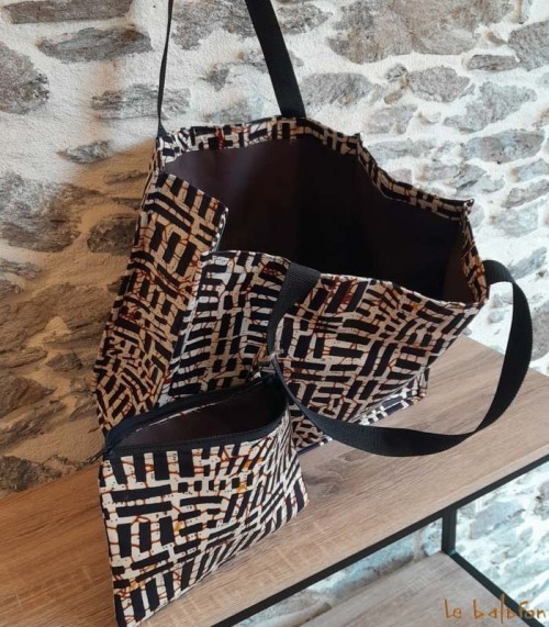 Sac en tissu wax