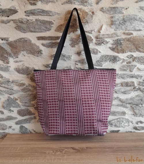 Sac en tissu artisanal de l'ethnie Manjak