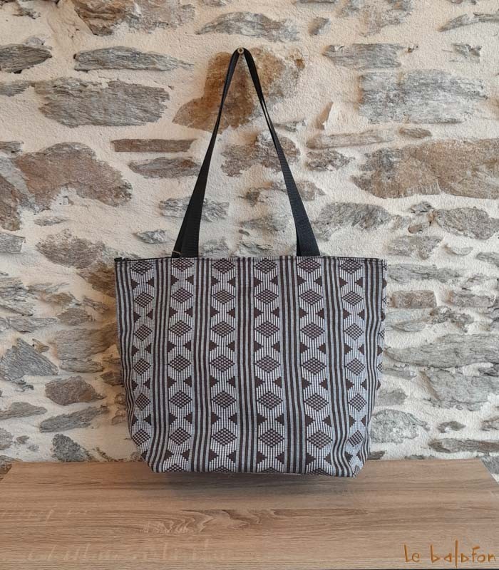 Sac en tissu artisanal de l'ethnie Manjak