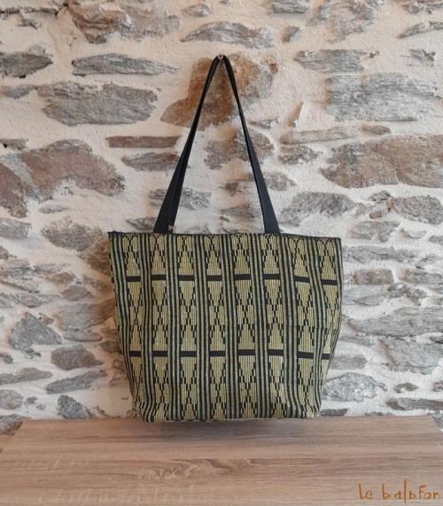 Sac en tissu artisanal de l'ethnie Manjak