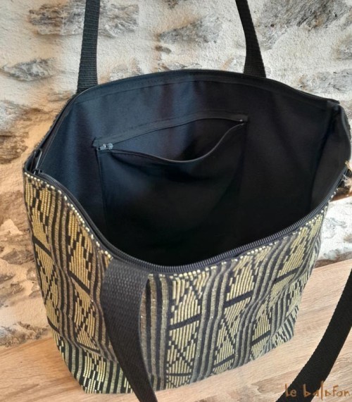 Sac en tissu artisanal de l'ethnie Manjak