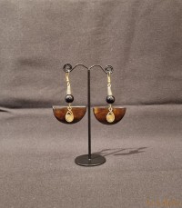 Boucles d'oreilles éventail Nour