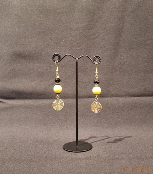 Boucles d'oreilles ethniques africaines Bineta