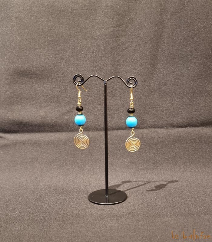 Boucles d'oreilles ethniques africaines Ndeye