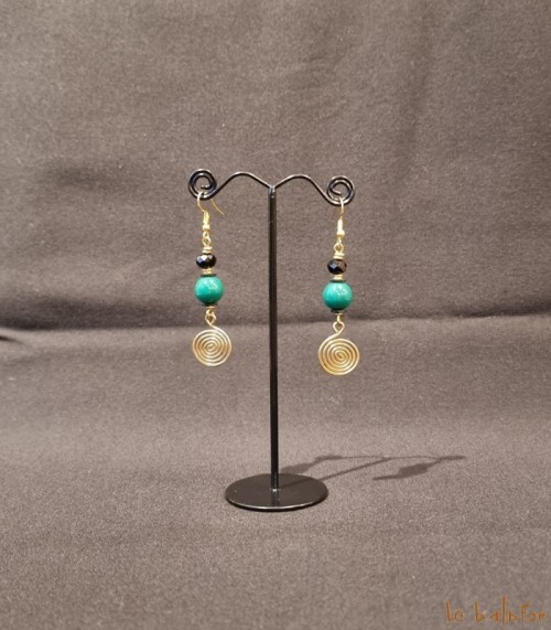 Boucles d'oreilles ethniques africaines Samba