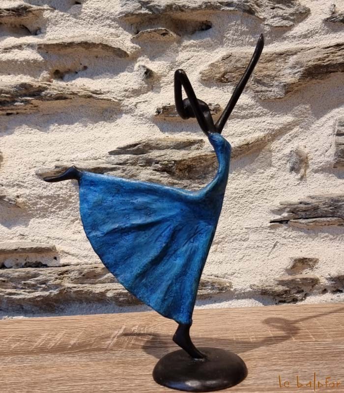 Figurine danseuse en bronze 22 cm