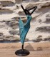 Statuette bronze africaine 22 cm