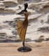 Statuette bronze africaine 22 cm