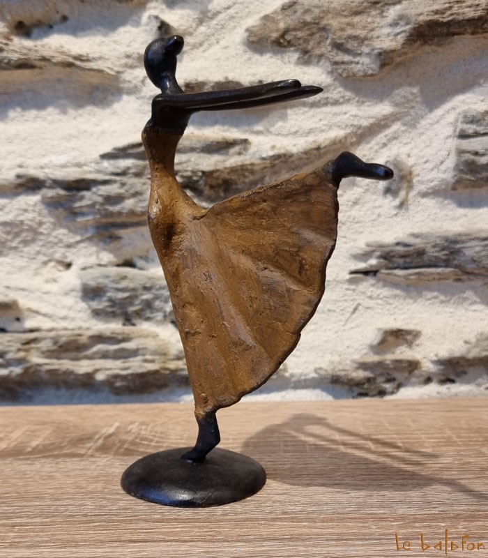 Statuette bronze africaine 22 cm