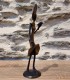 Statuette bronze africaine 23cm