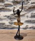 Statuette bronze africaine 22 cm