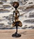 Statuette bronze africaine 22 cm