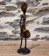 Statuette bronze africaine 22 cm