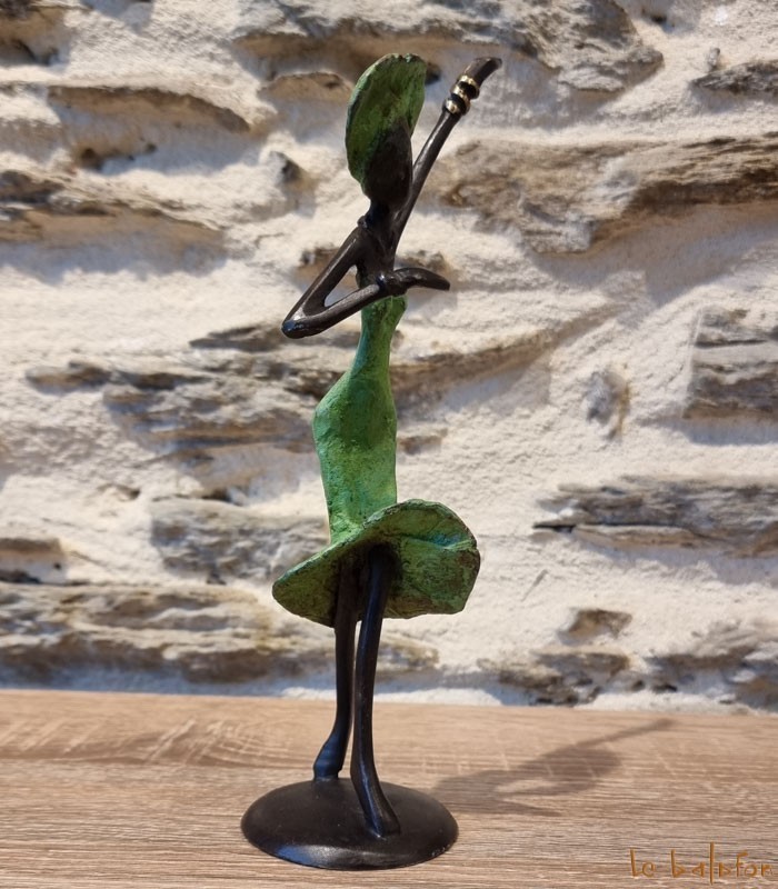 Statuette bronze africaine 22 cm