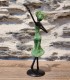 Statuette bronze africaine 22 cm