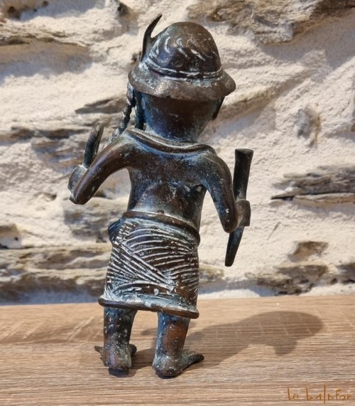 Petite statuette Ife en bronze