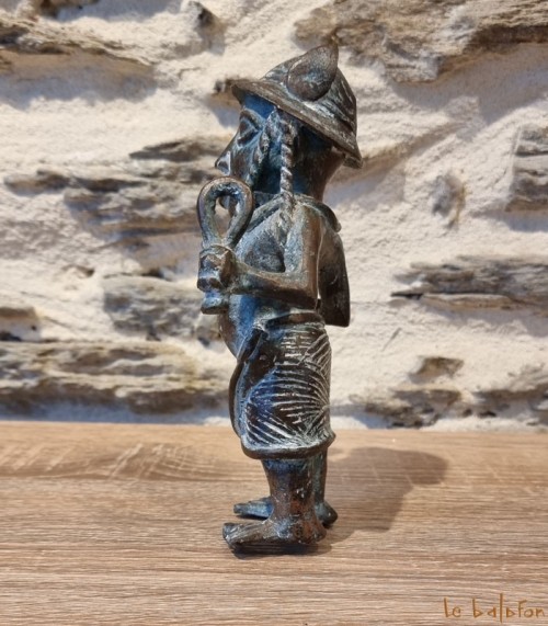 Petite statuette Ife en bronze