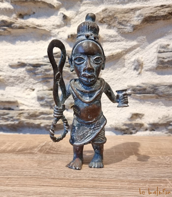 Statuette du royaume Ifé en bronze