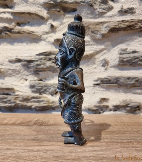 Statuette du royaume Ifé en bronze
