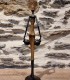 Sculpture en bronze femme africaine 38 cm