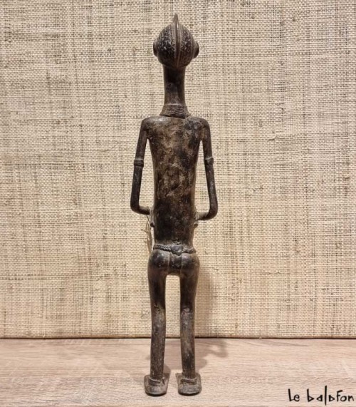 Cavalier Dogon en bronze Mali