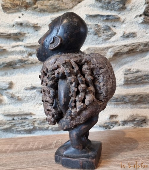 Cavalier Dogon en bronze Mali