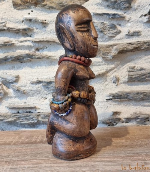 Cavalier Dogon en bronze Mali