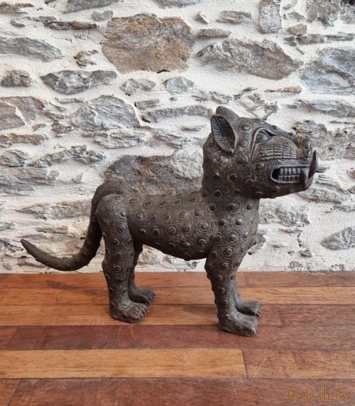 Panthères Léopards Ifé en bronze