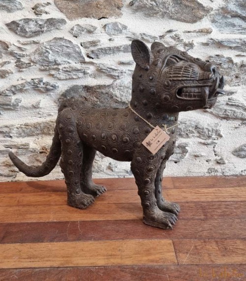 Panthères Léopards Ifé en bronze