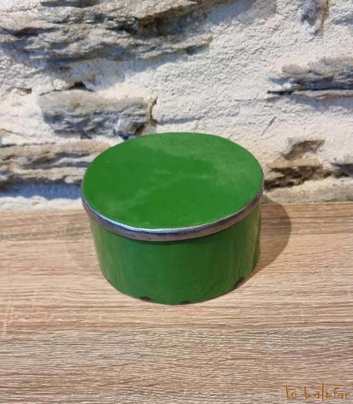 Petite boîte ronde déco en métal