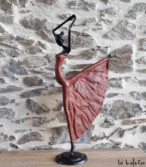 Sculpture en bronze 53 cm