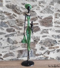 Statue en bronze 55 cm "Promenade"