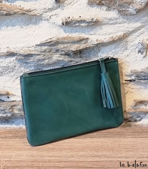 Pochette en pagne tissé Manjak