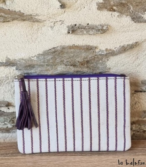 Pochette en pagne tissé Manjak