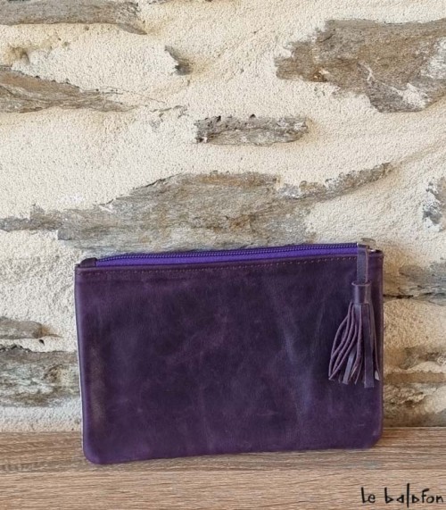 Pochette en pagne tissé Manjak
