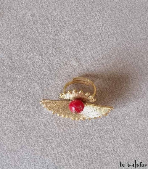 Bague femme éventail