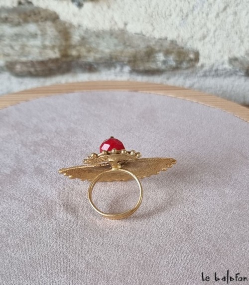 Bague femme éventail