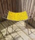 Tabouret métal jaune collection Saya