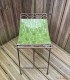 Tabouret métal vert collection Saya