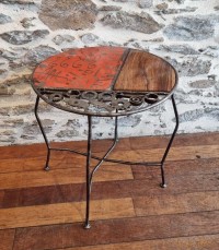 Table métal et bois collection Saya