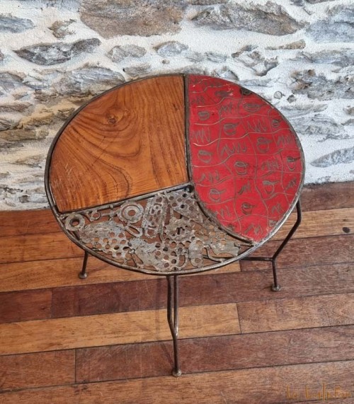 Table métal et bois collection Saya