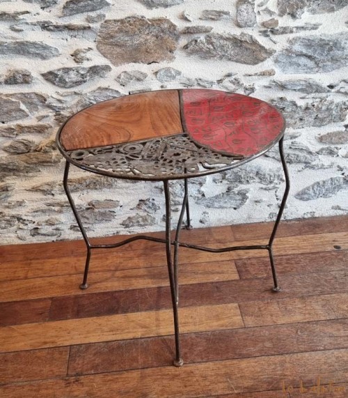 Table métal et bois collection Saya