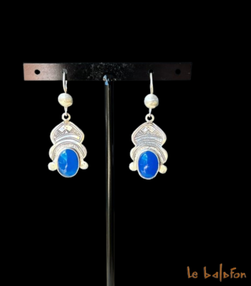 Boucles d’oreilles Touareg en Argent Kayin