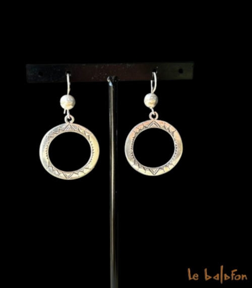 Boucles d’oreilles Touareg en Argent Nwanneka