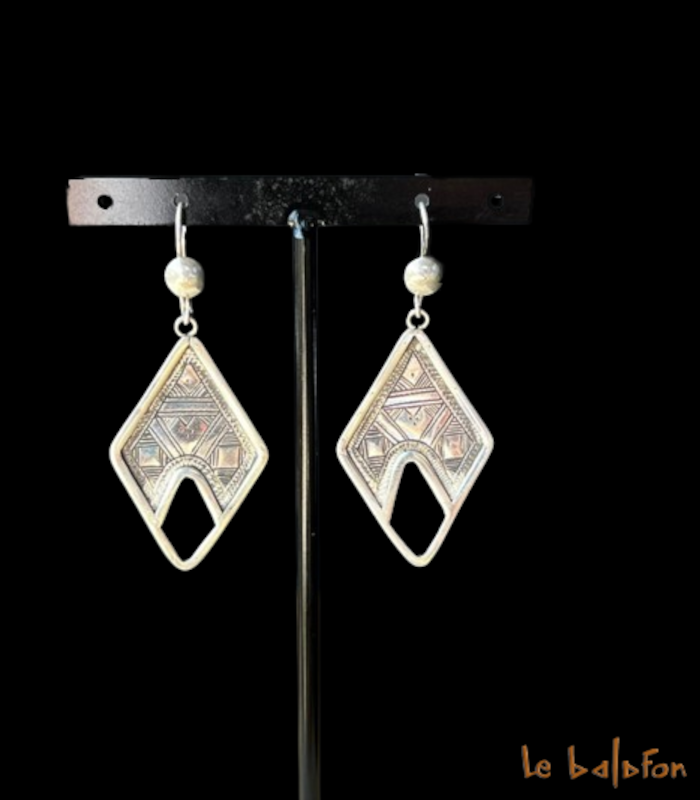 Boucles d’oreilles Touareg en Argent Ogechi