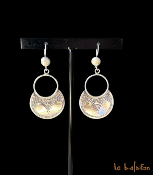Boucles d’oreilles Touareg en Argent Olamide